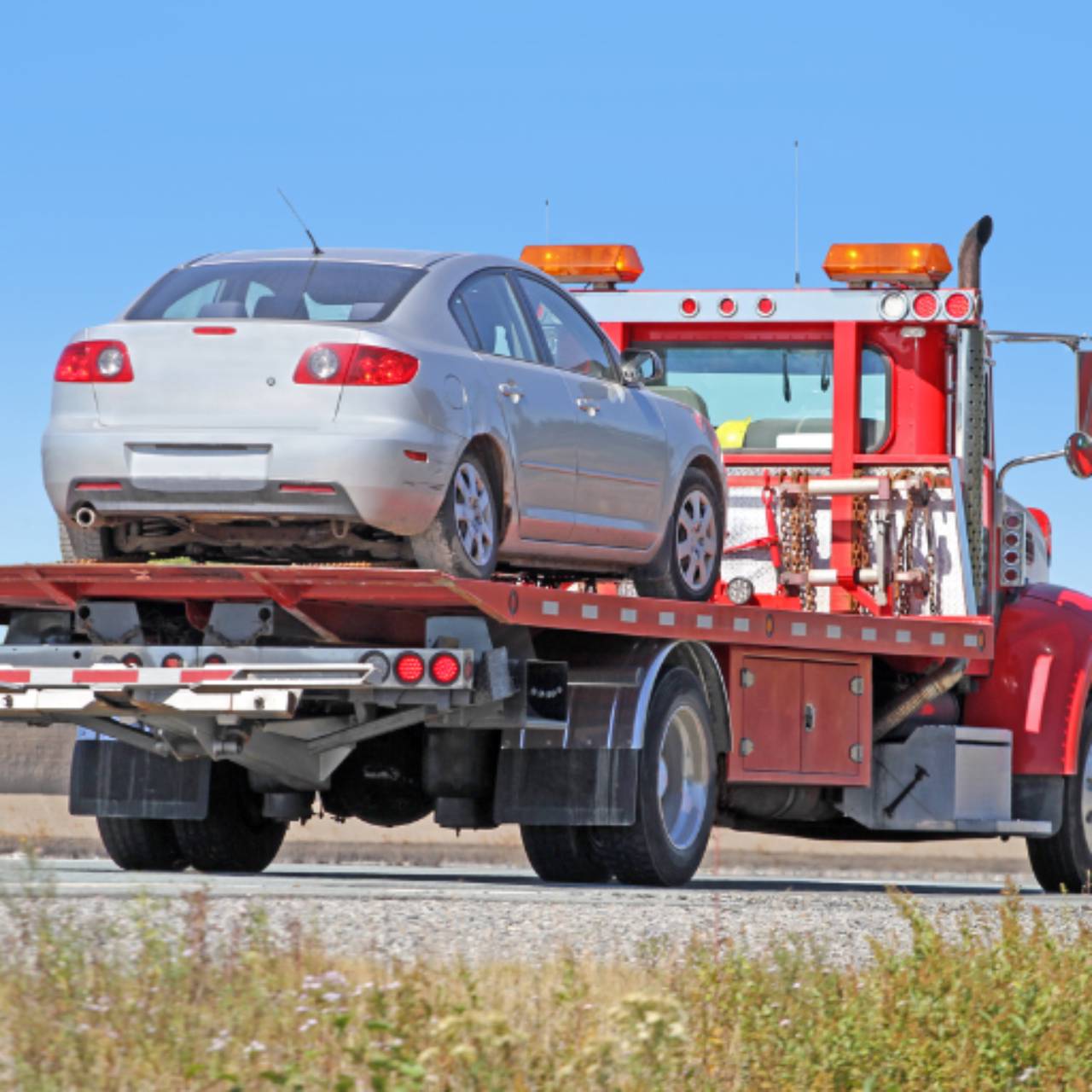 illegally parked car towing