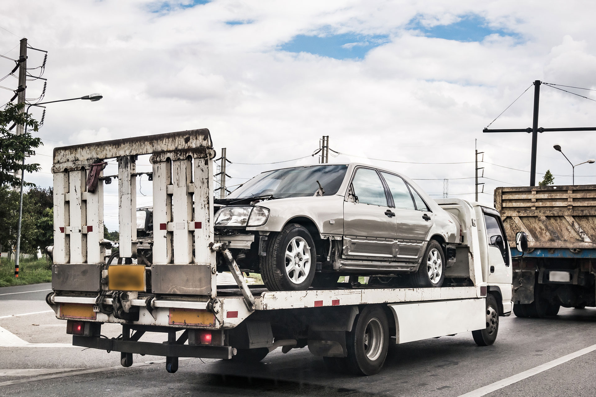major car accident towing